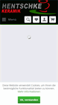 Mobile Screenshot of hentschke-keramik.de