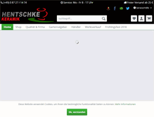 Tablet Screenshot of hentschke-keramik.de